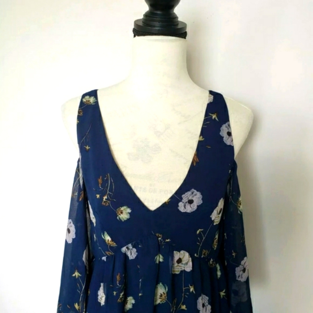 BB DAKOTA navy blue dress size XS - Picture 8 of 11